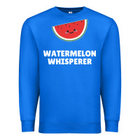 True Royal watermelon t  shirt watermelon whisperer t  shirt Premium Sweatshirt - Craftify