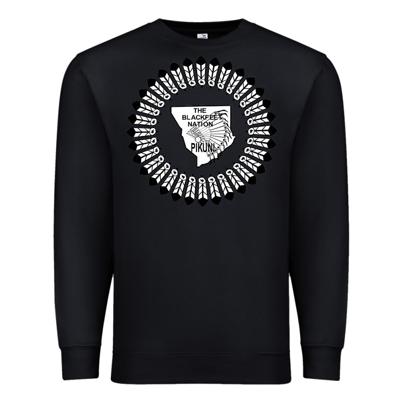 Blackfeet Nation Flag   Blackfeet Premium Sweatshirt by Craftify | Teevron