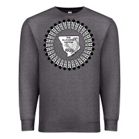 Charcoal Heather blackfeet nation flag   blackfeet Premium Sweatshirt - Craftify