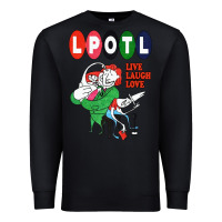 Black nice lpotl live laugh love Premium Sweatshirt - Craftify