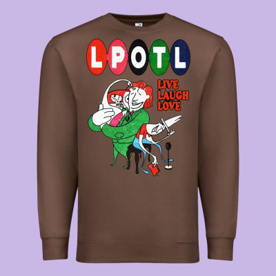 Nice Lpotl Live Laugh Love Premium Sweatshirt Designed By Craftify