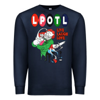 Navy nice lpotl live laugh love Premium Sweatshirt - Craftify