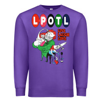 Purple nice lpotl live laugh love Premium Sweatshirt - Craftify