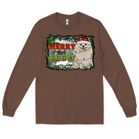 Chestnut merry and bright pomeranian Long Sleeve Tee - RanaPortraitStore