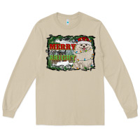 Mushroom merry and bright pomeranian Long Sleeve Tee - RanaPortraitStore
