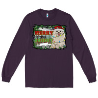 Plum merry and bright pomeranian Long Sleeve Tee - RanaPortraitStore