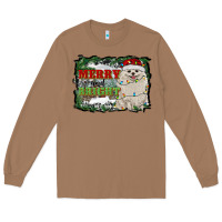 Toasted Coconut merry and bright pomeranian Long Sleeve Tee - RanaPortraitStore