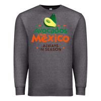 Charcoal Heather Avocados From Mexico Always In Season Classic Sweat Tank Women Classic Premium Sweatshirt - Craftify
