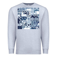 Heather Grey coach blue Premium Sweatshirt - Craftify