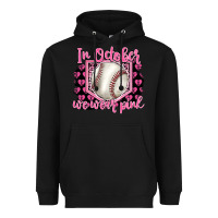 Black in october we wear pink baseball Heavyweight Hoodie - BarkalooDesign