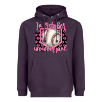 Plum in october we wear pink baseball Heavyweight Hoodie - BarkalooDesign