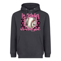 Smoke in october we wear pink baseball Heavyweight Hoodie - BarkalooDesign