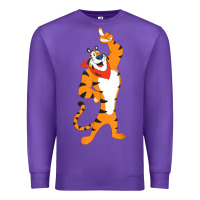 Purple Frosted Flakes Tony The Tiger T Shirt Premium Sweatshirt - Craftify