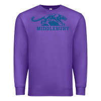 Purple middlebury panthers Premium Sweatshirt - Craftify