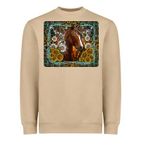 Western Horse Mouse Pad Heavyweight Sweatshirt | Teevron