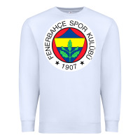 White fenerbahçe pullover Premium Sweatshirt - Craftify