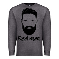 Charcoal Heather Real Man Premium Sweatshirt - Craftify