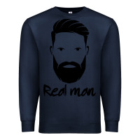 Navy Real Man Premium Sweatshirt - Craftify
