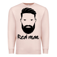 Pale Pink Real Man Premium Sweatshirt - Craftify