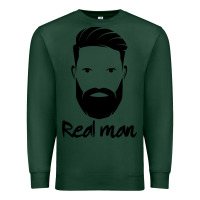 Sports Green Real Man Premium Sweatshirt - Craftify