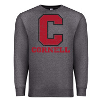 Charcoal Heather cornell big red Premium Sweatshirt - Craftify
