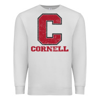 Dove Grey cornell big red Premium Sweatshirt - Craftify