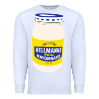 White Mayonnaise Premium Sweatshirt - Craftify