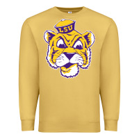 Antique Gold Vintage Louisiana State Tiger Mascot Premium Sweatshirt - Craftify