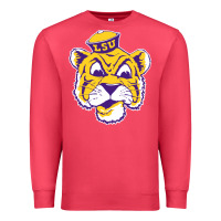 Cardinal Vintage Louisiana State Tiger Mascot Premium Sweatshirt - Craftify