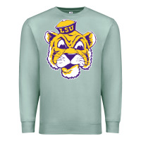 Seafoam Vintage Louisiana State Tiger Mascot Premium Sweatshirt - Craftify