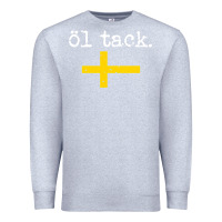Heather Grey Swedish Beer Please Ol Tack Premium Sweatshirt - Craftify