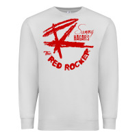 Dove Grey red rocker music Premium Sweatshirt - Craftify
