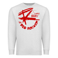 Oatmeal Heather red rocker music Premium Sweatshirt - Craftify