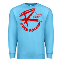 Ocean Blue red rocker music Premium Sweatshirt - Craftify