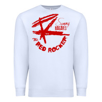 White red rocker music Premium Sweatshirt - Craftify