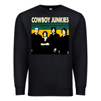 Black Cowboy Junkies, Cowboy, Junkies, Cowboy Junkie, Cowboy Junkies vintage Premium Sweatshirt - Craftify