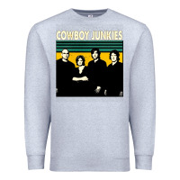 Heather Grey Cowboy Junkies, Cowboy, Junkies, Cowboy Junkie, Cowboy Junkies vintage Premium Sweatshirt - Craftify