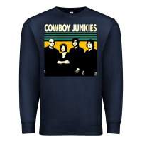 Navy Cowboy Junkies, Cowboy, Junkies, Cowboy Junkie, Cowboy Junkies vintage Premium Sweatshirt - Craftify