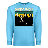 Ocean Blue Cowboy Junkies, Cowboy, Junkies, Cowboy Junkie, Cowboy Junkies vintage Premium Sweatshirt - Craftify