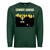 Sports Green Cowboy Junkies, Cowboy, Junkies, Cowboy Junkie, Cowboy Junkies vintage Premium Sweatshirt - Craftify
