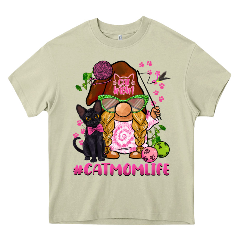 Cat Mom  Life Gnome Heavy Core Tee by BarkalooDesign | Teevron