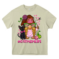 Mossy cat mom  life gnome Heavy Core Tee - BarkalooDesign