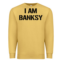 Antique Gold i am banksy Premium Sweatshirt - Craftify