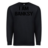 Black i am banksy Premium Sweatshirt - Craftify