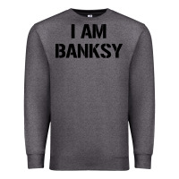 Charcoal Heather i am banksy Premium Sweatshirt - Craftify