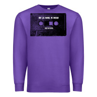 Purple De La Soul Cassette Tape Premium Sweatshirt - Craftify
