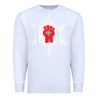White GONZOS SHERIFF HUNTERS S THOMPSON Premium Sweatshirt - Craftify