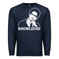 Navy sowell knowledge thomas economist black history t shirt Premium Sweatshirt - Craftify