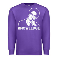 Purple sowell knowledge thomas economist black history t shirt Premium Sweatshirt - Craftify