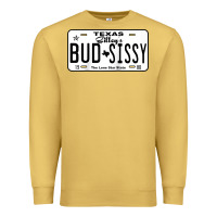 Antique Gold country love gilley's bud n sissy texas cowboy license gift raglan bas Premium Sweatshirt - Craftify